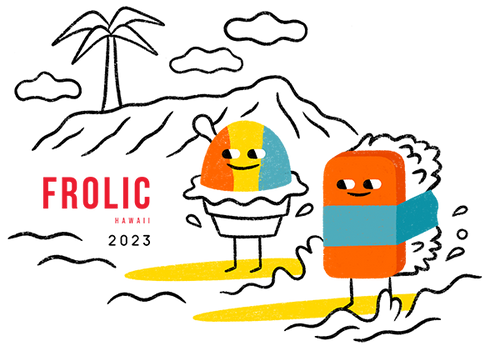 FROLIC's 2023 Delicious Duo Sticker
